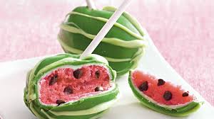 Watermelon Pops Recipe Watermelon Cake Pops Watermelon Cake Watermelon Pops
