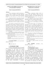 Copilul, pe de altă parte, vorbeşte fluent cuvinte inventate. Pdf Opportunity Cost Of A Romanian Student