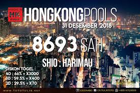 Result Hongkong Pools Tulistoto 31 Desember 2018 8693 Sah Shio Harimau Betting Online Terpercaya Berkualitas Www Tototulis Net Hapus Shio Kerbau Ayam