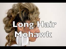 Another perfect female mohawk for ladies with long hair. How To Do A Long Hair Mohawk Mironzumba Youtube