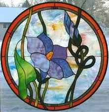 Pin By Barbara Lesley On Stained Glass Flowers Veggies Stained Glass Flowers Stained Glass Stained Glass Panels