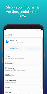 I just noticed (facebook app installer and facebook app manager) in my all apps section under settings. All In One App Manager For Android Apk Download