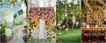 So, we're speaking about a table that has on it a beautiful pink table cover and transparent table ware. 10 Shabby Chic Garden Wedding Decoration Ideas 1001 Gardens