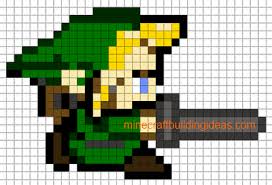 In color pixel link, your goal is to connect the numbers and paint a pix. Minecraft Pixel Art Templates Link Zelda Link Pixel Art Pixel Art Templates Pixel Art