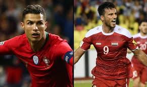 أكد نجم منتخب سوريا لكرة القدم عمر السومة أن هدف نسور قاسيون هو بلوغ المربع الأخير من بطولة آسيا 2019، وذلك في تصريحات السبت عشية مباراة بلاده الأولى الأحد ضد المنتخب. Ø¹Ù…Ø± Ø§Ù„Ø³ÙˆÙ…Ø© ÙŠÙ†Ø§ÙØ³ ÙƒØ±Ø³ØªÙŠØ§Ù†Ùˆ Ø¹Ù„Ù‰ Ø¬Ø§Ø¦Ø²Ø© Ø¹Ø§Ù„Ù…ÙŠØ© ØµØ­ÙŠÙØ© Ø­Ø¨Ø±