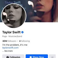 The ties were black, the lies were white 🎶🎵 Pop superstar Taylor Swift  recently turned her profile pictures