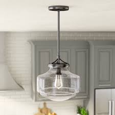 8 1/4 diameter, 7 1/4 high. Schoolhouse Pendant Ceiling Light Colorcard De