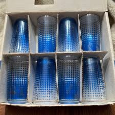 Hazel-ware AtlasVintage gold rim glasses set of 8