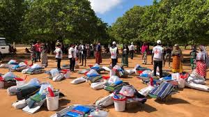 News of all that transpired on and off the football field image: Mozambique Families Seek Shelter During Covid 19 Icrc