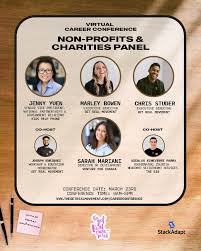 We are thrilled to announce our fifth and final panel for tomorrow's  Virtual Career Conference 2024: Non-Profits & Charities! ✨🫶🏽🎓 It was  amazing and heartening to see the sheer volume of university