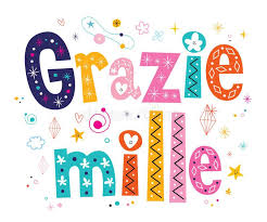 Download Grazie Mille Thank You Very Much In Italian Lettering Design Stock Vector Image 5 Thanks For Birthday Wishes Lettering Design Birthday Illustration