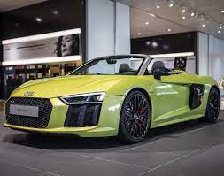 170 Likes 3 Comments Audi Foren Audiforen On Instagram Audi R8 Spyder Audiexclusive Peridotmetallic Audiforen Au Audi Audi R8 Sports Cars Luxury