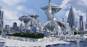 Futuristic City 3d Model In 2020 Futuristic City Future City Futuristic