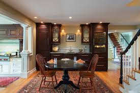 Maybe you would like to learn more about one of these? Casual Dining Area Near Wine Bar And Kitchen Delicious Kitchens Interiors L Traditional Dining Room Boston By Delicious Kitchens Interiors Llc Houzz