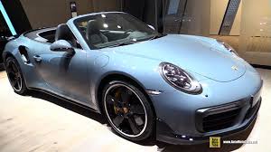 Save money on used 2017 porsche 911 coupe models near you. 2017 Porsche 911 Turbo S Convertible Exterior And Interior Walkaround 2016 Paris Motor Show Youtube