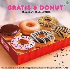Pemilik dunkin' donuts yaitu dunkin' brands menyebut pergantian nama bisa dilakukan tahun depan sehingga dunkin' donuts menguasai pasar donat di amerika serikat yaitu sebesar 62,1 persen. Free 6 Donut From Dunkin Donuts May 2018 Grage Mall Cirebon