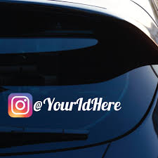 Create good names for games, profiles, brands or social networks. Custom Instagram Printed Die Cut Decal