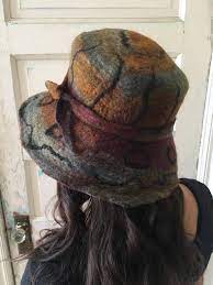 Felted Hat Felt Hat Hand Felted Hat Wool Hat Winter Hat Etsy Felt Hat Hand Felted Wool Hat