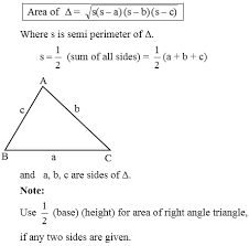 Heron S Formula Formula Solution Examples Area Formula