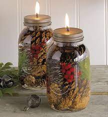 winterse olielamp zelf maken tuinieren nl kaars potjes olielamp mason jars