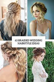 Love the idea of a wedding braid, but don't want it to be the defining part of your hairstyle? Hairstyles With Braids For Weddings Over 50 Braided Hairstyles For Wedding Hair Styles Plaits Hairstyles