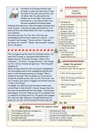 A Christmas Carol Simplified Version Key Included English Esl Wor Christmas Reading Comprehension Christmas Worksheets Reading Comprehension Worksheets