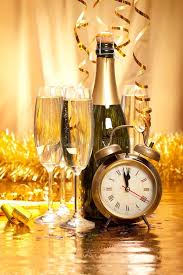 New Year Champagne Decoration And Clock Face New Year S Day Champagne Dec Ad Decoratio New Years Eve Images New Years Eve New Years Eve Invitations