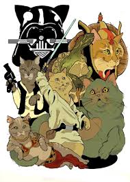 Kate Thornley Illustration Illustration Star Wars Cats Flat72 Jpg Star Wars Art Star Wars Theme Star Wars Fans
