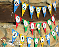 The ancient olympic games were celebrated at olympia, greece every four years. 13 Olympic Games Printable Party Decor From Tip Junkie Freebie Olympic Games For Kids Winter Olympics Activities Olympics Activities