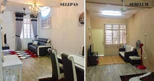 Bina rumah renovate rumah teres renovation rumah teres flat. Tema Hitam Dan Putih Buat Teres Kos Rendah Ini Lebih Menarik Impiana