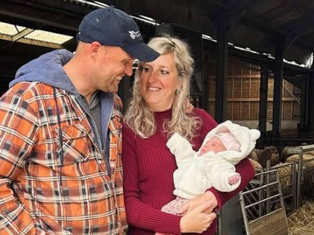 Boerin Janine en Sander uit Boer zoekt vrouw ouders geworden van dochter:  'Klein meisje, groot geluk'