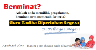Tadika abs yang diuruskan oleh abs edu solutions sdn bhd dan partners merupakan satu rangkaian yang semakin membesar. Guru Tadika Diperlukan Segera Dbjobasia Com Terbaru Jawatan Dibuka