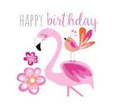 Happy Birthday Pink Flamingo Happy Birthday Art Happy Birthday Special Friend Flamingo Happy Birthday