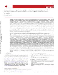 Avem 1 stiri despre bani finalizare aeroport. Pdf Air Quality Modelling Simulation And Computational Methods A Review