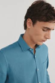 Camisa lino lisa
