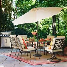 Style Selections Glenn Hill 7 Piece Patio Dining Set At Lowes Com Patio Dining Set Outdoor Patio Set Patio Furniture Sets