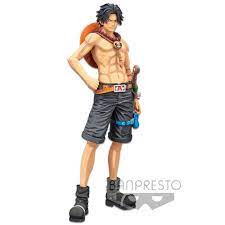 Announcing that one piece can be claimed by anyone worthy enough to reach it, the pirate king is executed and the great age of pirates begins. One Piece Grandista The Grandline Men Portgas D Ace Manga Dimensions Banpresto Buy Anime Figures Online