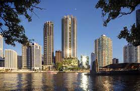 Imagine Entering A Shaded Tropical Garden As You Step Out Of The Lifts To Your New Apartment Beyond The Curvin Architectural Practice Brisbane River Cat City