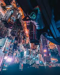 Neon, neon lights, street, building, neon glow | 1920x1080 wallpaper Hd Wallpaper Simon Zhu Hong Kong Mask Neon Rooftops Skyscraper Urban Wallpaper Flare