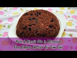 Parle G Biscuit Cake In Microwave Easy Eggless Chocolate Tea Time Cake Magic Of Indian Rasoi Magic Of Indian Ras Microwave Cake Biscuit Cake Cake Recipes