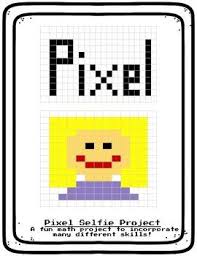 Pixel Selfie Fraction Art Perimeter Area Fraction Art Math Learning Center Fractions