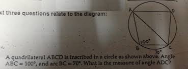 This is different than the central angle, whose inscribed quadrilateral theorem. Quadrilateral Inscribed Angles Calculation With One Arc Angle Mathematics Stack Exchange