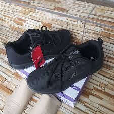 Sepatu Sekolah Ando Neolle Hitam Polos / Sepatu Sneakers Wanita Dewasa  Casual Sehari-hari Bahan Karet Rubber Kwalitas Pabrikan | Lazada Indonesia