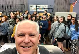 Dr. Spillane had a great time this week working with the wonderful choirs  at Fairfield Warde and Fairfield Ludlowe High Schools directed by Lauren  Verney-Fink and Lauren Pine as part of the