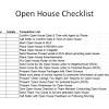 Have your homeowners clean the whole house two to three days prior to open house. 3