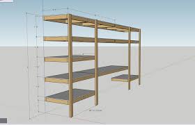 Joist hangers, a power drill, framing angles, screws, a miter saw, and an oriented strand board are some of the materials he. Diy Garage Shelves Modern Builds