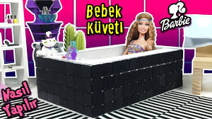 Barbie Banyo Kuvet Yapimi Kendin Yap Barbie Bebek Evi Esyalari Oyu Barbie Barbie Bebekler Bebek Evleri