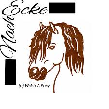 The most common welsh pony material is porcelain & ceramic. Stickdatei Welsh Pony Sektion A 1 13x18