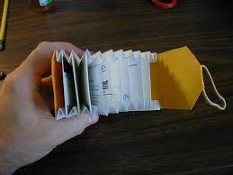 Make a wallet out of a playing cards. Diy Accordion Style Card Wallet Diy Cardboard Diy Crafts Card Wallet Diy Card Wallet Tutorial Diy Wallet