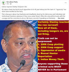 Labour Party year history but the claim Labour exposes Stanley Simpson's  Labour Party has faced much opposition never been levelled the Party.  because Labour has fearlessly and steadfastly stood for democracy and